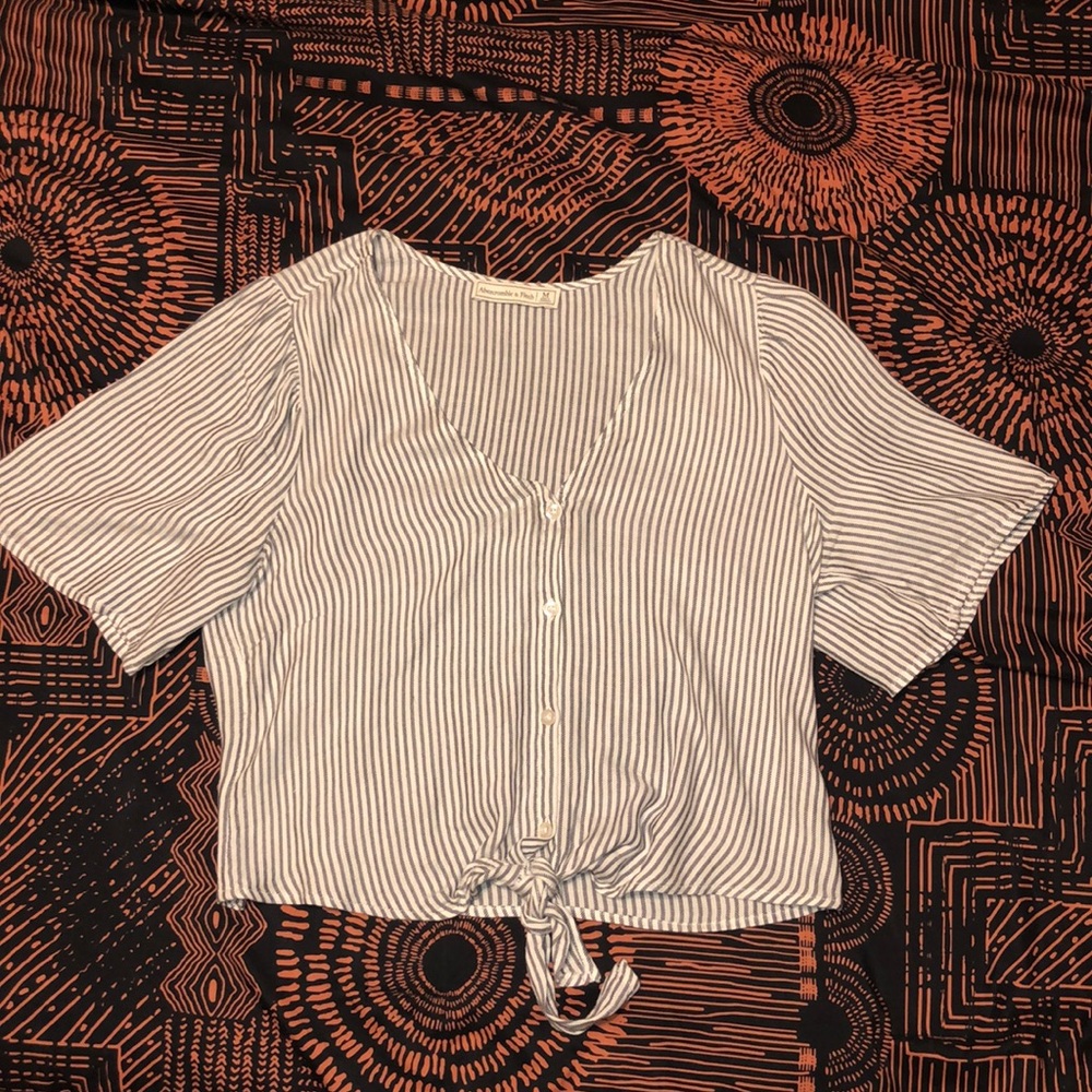 Abercrombie & Fitch striped blouse